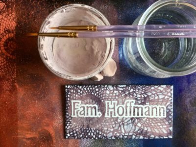 Family Hoffmann névtábla - Ars poetica